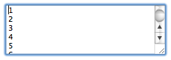 Safari no scrollbar in a text area example