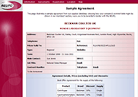 NEUPG Sample Agreement